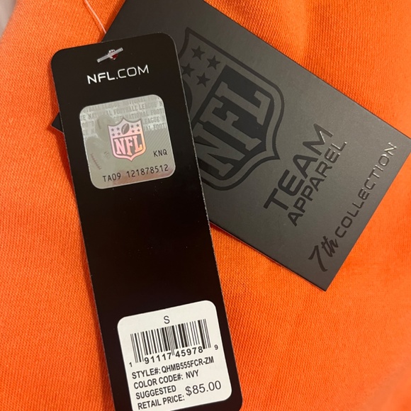 NFL Chicago Bears Hoodie Quarterzip Sweatshirt - Men Small - Picture 9 of 9